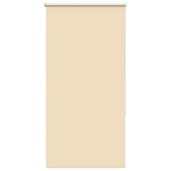 vidaXL Rullgardin m&ouml;rkl&auml;ggningsbeige 80x175 cm tyg bredd 75,7 cm