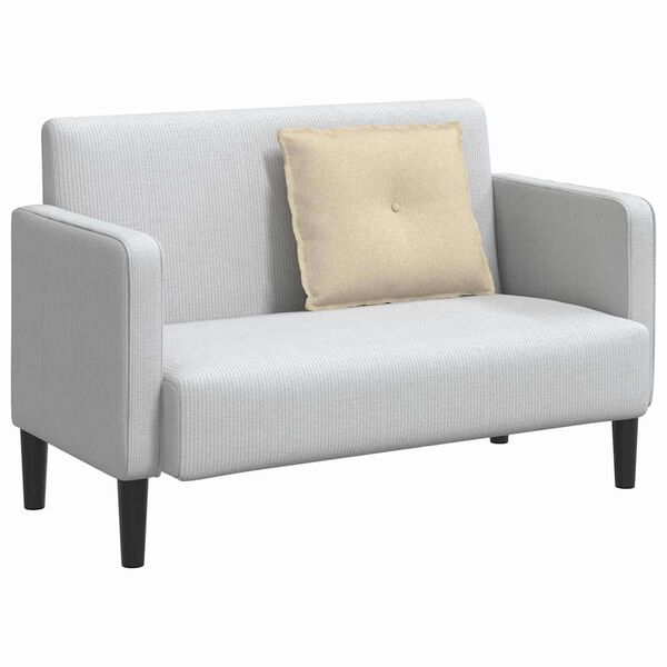 vidaXL Ryggkudde Kr&auml;m 60 x 19 x 50 cm tyg