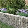 vidaXL Planteringsgabion upph&ouml;jd galvaniserat st&aring;l 200x100x20 cm