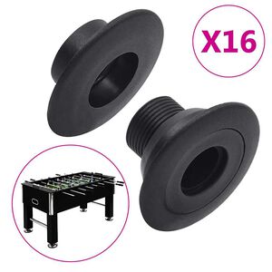 vidaXL Lager f&ouml;r fotbollsbord med 15,9/16 mm stavar 16 st
