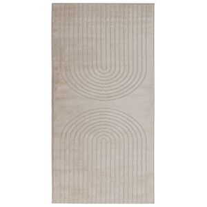 vidaXL Inomhusmatta GALATI Beige 150 x 80 cm Polyester