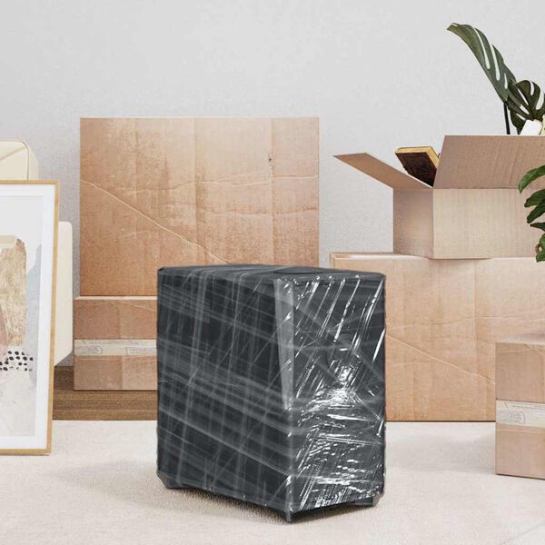 vidaXL Str&auml;ckfilm 2 st transparent 20 &mu;m 50 cm x 150 m