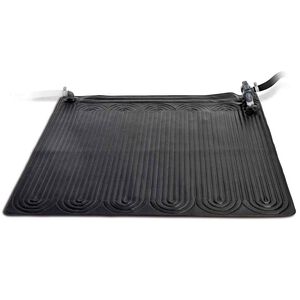Intex Solv&auml;rmematta PVC 1,2x1,2 m svart 28685