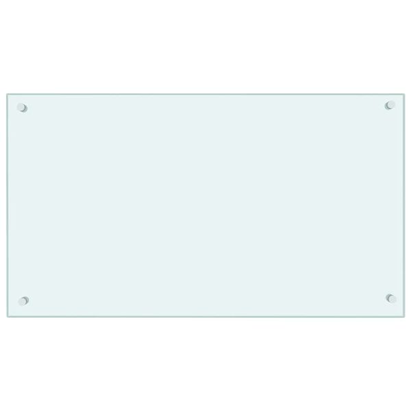 vidaXL St&auml;nkskydd mj&ouml;lkf&auml;rgad 90x50 cm h&auml;rdat glas