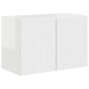 vidaXL TV V&auml;gghylla H&ouml;gblanka vita 59,5 x 31 x 40 cm Konstruerat tr&auml;