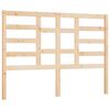 vidaXL S&auml;nggavel 126x4x104 cm massiv furu