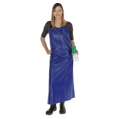 Kerbl Mjölknings- och tvättförkläde syntet blå 125x100 cm 15151