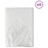 vidaXL Dammark 12 st Transparent 400 x 500 cm HDPE