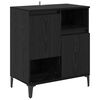vidaXL Sideboard Svart Ek 60 x 35 x 70 cm Konstruerat tr&auml;
