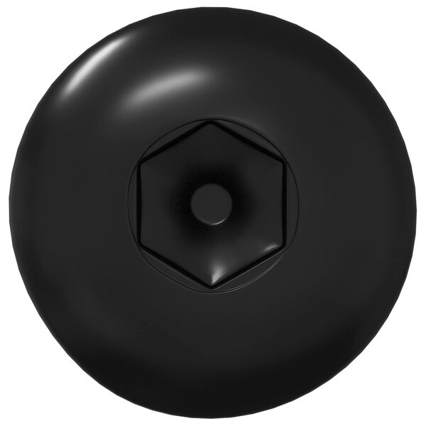 vidaXL Kupplungsmuttrar 8451 pcs Svart Metall