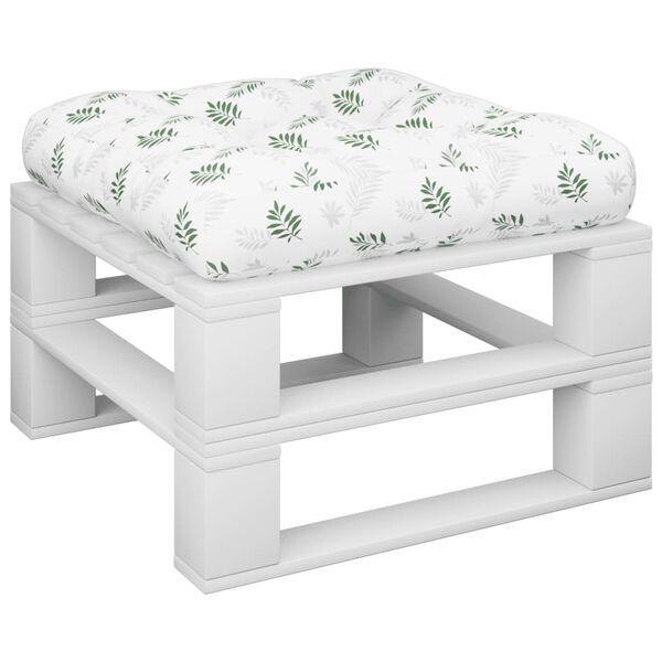 vidaXL Palldyna bladm&ouml;nster 60x60x12 cm tyg