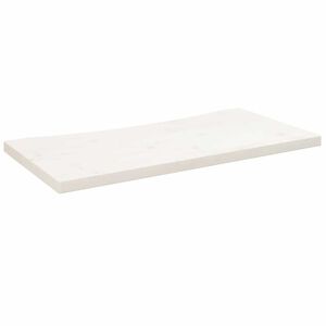 vidaXL Skrivbordsskiva vit 80x40x2,5 cm massiv furu
