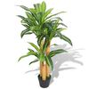 vidaXL Konstv&auml;xt Dracena med kruka 100 cm gr&ouml;n