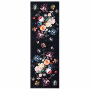 vidaXL K&ouml;ksmatta Svart 180 x 60 cm Sammet