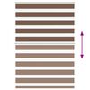vidaXL Rullgardin zebra brun 95x150 cm tyg bredd 90,9 cm polyester