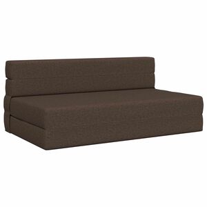 vidaXL F&auml;llbar Soffbed Taupe 152 x 86,5 x 60 cm Tyg
