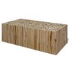vidaXL Soffbord &auml;kta teak 90x50x30 cm