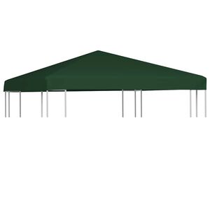 vidaXL Paviljongtak 310 g/m&sup2; 3x3 m gr&ouml;n