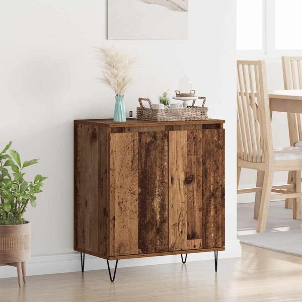 vidaXL Sideboard Gammalt tr&auml; 60 x 35 x 70 cm Konstruerat tr&auml;
