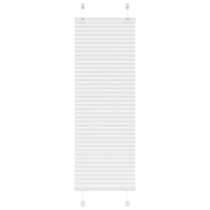 vidaXL Plisserad persienn vit 40x100cm tyg bredd 39,4cm polyester