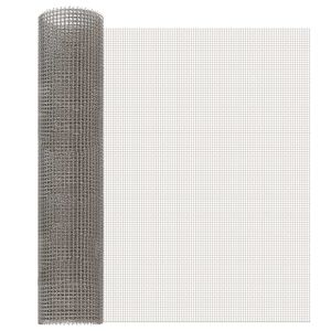 vidaXL N&auml;tduk 60 x 200 cm 3 Mesh Rostfritt st&aring;l 201 Silver