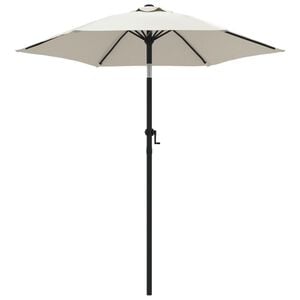 vidaXL Parasoll sandvit 200x224 cm aluminium