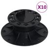 vidaXL Justerbara f&ouml;tter f&ouml;r altangolv 10 st 60-88 mm