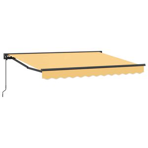 vidaXL Manuell Utdragbar Markis Sand 3,5 x 2 m Polyester och aluminium