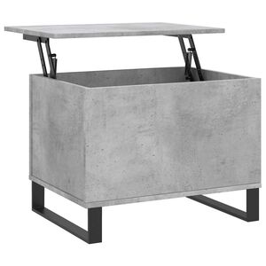 vidaXL Soffbord betonggr&aring; 60x44,5x45 cm konstruerat tr&auml;