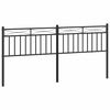 vidaXL Ers&auml;ttningsgavel metall svart 180 cm