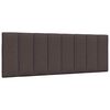 vidaXL Bed Frame without Mattress "Hanko" Dark Brown 140x200cm Fabric