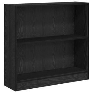 vidaXL Hyllsystem 80 x 24 x 76 cm Konstruerat tr&auml; Svart Ek