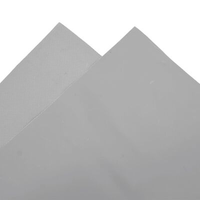 vidaXL Presenning grå 5x5 m 650 g/m²