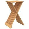 vidaXL Hopf&auml;llbar pall 40x32,5x70 cm massiv teak