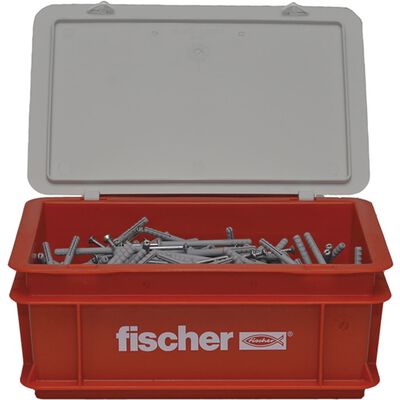 Fischer Spikskruvar set med pluggar N6x60 400 st