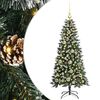 vidaXL Konstgjord julgran Gr&ouml;n 120 cm PVC och plast