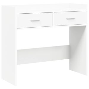 vidaXL Konsolbord Vit 90 x 35 x 80 cm Konstruerat tr&auml;