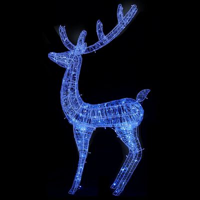 vidaXL Julren 3 st akryl 250 LED 180 cm blå