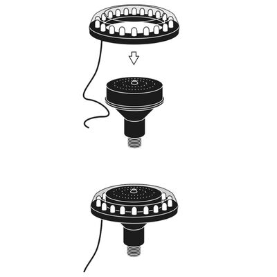 Ubbink LED-Lampa 1/2" för trädgårdsfontän