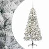 vidaXL Konstgjord julgran med julkulor 120 cm 150 LED-lampor Varmvit