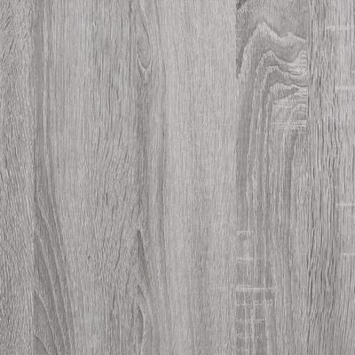 vidaXL Konsolbord med hyllor grå sonoma 100x35x75 cm