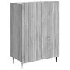 vidaXL Sideboard Gr&aring; sonoma-ek 66 x 34,5 x 92 cm Konstruerat tr&auml;