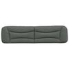 vidaXL Headboard Cushion "Hvar" Dark Grey 200 cm Fabric