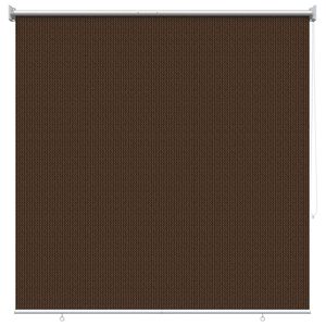 vidaXL Utomhus Rullgardin 90% UV Block Brun 140 x 140 cm HDPE