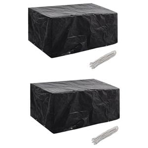 vidaXL &Ouml;verdrag f&ouml;r tr&auml;dg&aring;rdsm&ouml;bler 2 st 8 &ouml;ljetter 180x140cm