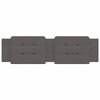 vidaXL Headboard Cushion "Zadar" Grey 180 cm Faux Leather