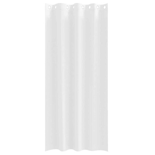 vidaXL M&ouml;rkl&auml;ggningsgardiner med Ringar 2 pcs Ren Vit 225 x 140 cm