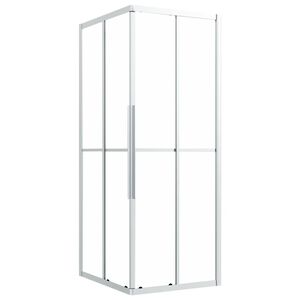 vidaXL Duschv&auml;gg frostad ESG 90x70x180 cm