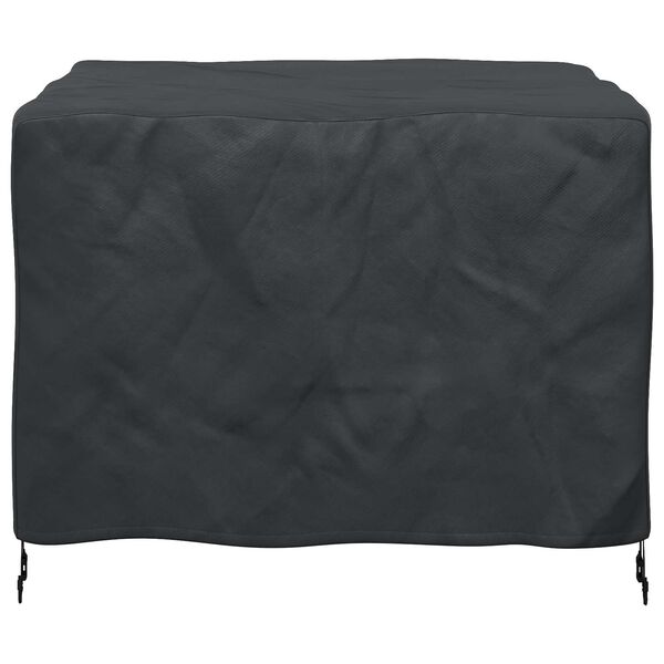 vidaXL M&ouml;bel&ouml;verdrag Enf&auml;rgad Svart 100 x 100 x 70 cm 210D