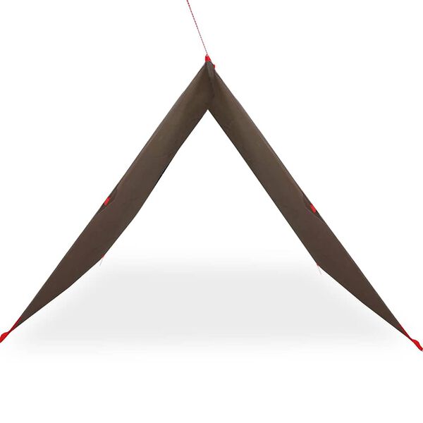 vidaXL Tarp brun 306x306 cm vattentät